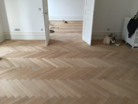 Rénovation d’un parquet chêne massif