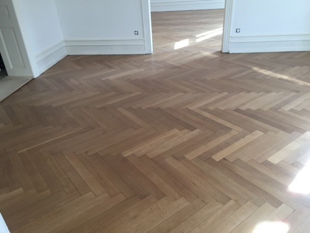 Rénovation d’un parquet chêne massif