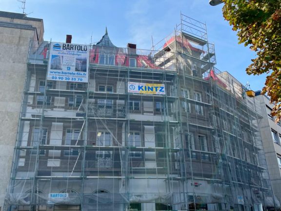 Rénovation d'une façade en zone ABF